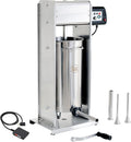 LEM Products BigBite 50 lb Motorized Sausage Stuffer, Stainless Steel Meat Stuffer Machine, Electric Sausage Maker for Home Kitchen Use and Meat Processing