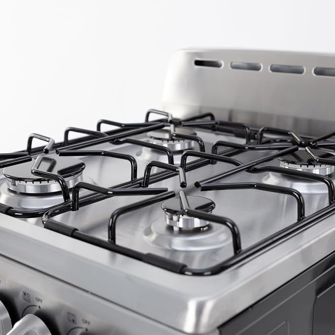 Avanti Compact Gas Range Oven, 4 Sealed Burners, 20-Inch, Stainless Steel | Avanti Compact Gas Range Oven, Freestanding with 4 Sealed Burners, Broiler with..